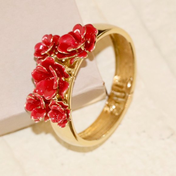 Talbots Flower Embellished Bracelet